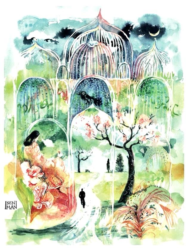 Illusionsmalerei, Aquarell, Heike Isenmann